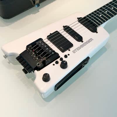 rare 1988 Steinberger USA GL-4TW White GL Headless Guitar with Emg Pickups, Trans-Trem, Fully Serviced, Hard Case Included image 5
