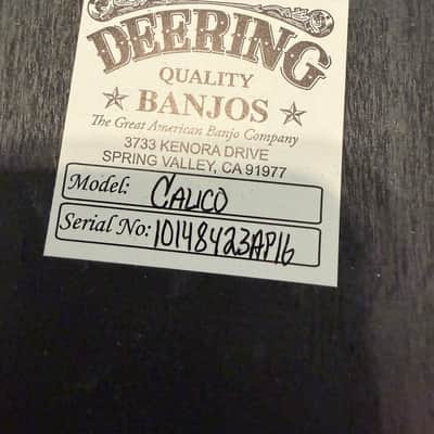 Deering Calico 5-String Resonator Banjo 2023 Honey Amber Curly Maple - Mint w/ OHSC image 7