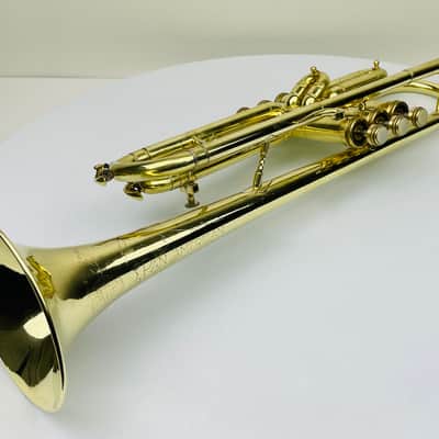 1951 Conn Pan American Trumpet - Raw Brass - EXCELLENT CONDITION image 11