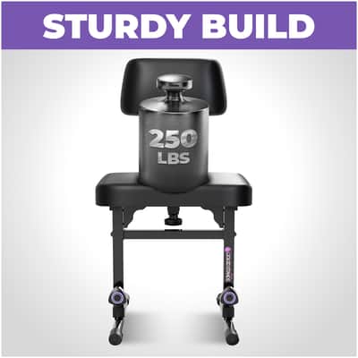 Liquid Stands Adjustable Piano Keyboard Bench with Backrest - Black Padded Cushion Seat for Musicians image 3