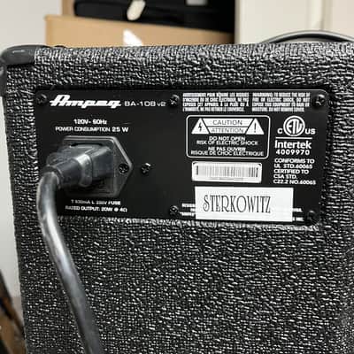 Ampeg BA-108v2 20-Watt 1x8" Bass Combo 2014 - Present - Black image 5