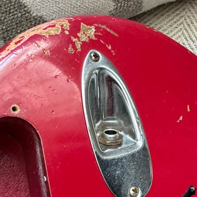 Fender Custom Shop 1960 Heavy Relic Stratocaster Body with hardware  ‘60 Strat 2013 - Faded Dakota Red Nitro image 18