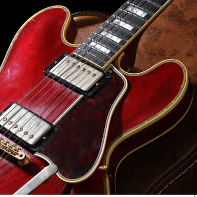 Gibson Custom Shop Noel Gallagher '60 ES-355 Murphy Lab Aged 2022 - 2024 - Sixties Cherry image 7