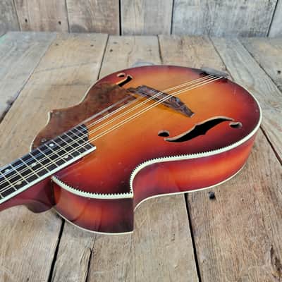 Kay 2 Point Venetian Style Mandolin 1950s with Original Case - Sunburst image 10