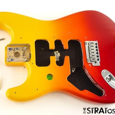 LEFTY Fender Player Plus Series Stratocast Strat BODY + HARDWARE Tequila Sunrise image 1