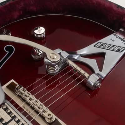 Gretsch G6119T-ET Players Edition Tennessee Rose Electrotone Hollowbody Electric Guitar, Rosewood Fingerboard, Deep Cherry Stain image 10