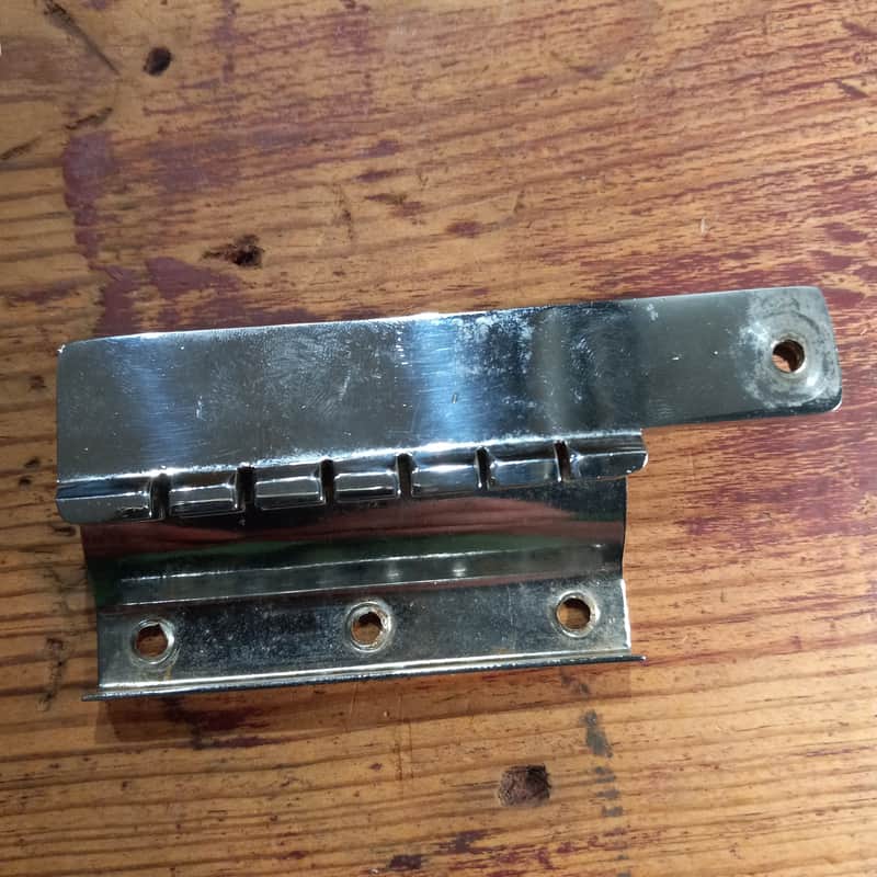 Gibson Firebird or SG Standard 1965 Vibrola Base and String Bar - Chrome image 1