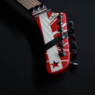 EVH 5150 Striped Series - Red/Black/White image 4