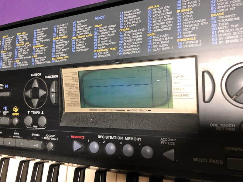 Vintage Yamaha PSR-420 Synth Keyboard | Reverb