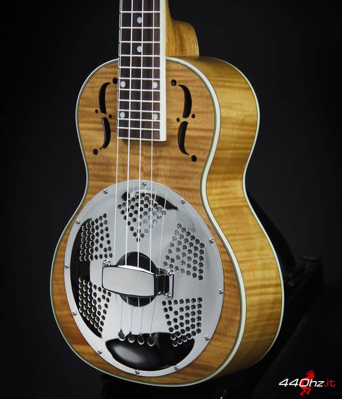 Republic Concert Ukulele Wood Body - Tiger Skin Maple image 1