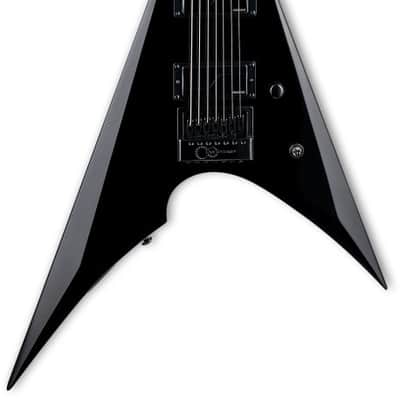 ESP LTD ARROW-1007B Baritone Evertune 7 String Electric Guitar. Black image 2