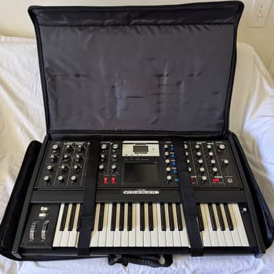 Moog MiniMoog Voyager Electric Blue Edition 44-Key Monophonic Synthesizer 2006 - 2015 - Black Cabinet image 1