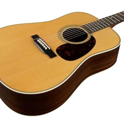 Martin D-28 Standard Dreadnought Acoustic Guitar - Natural image 5