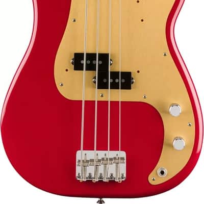 Fender Vintera '50s Precision Bass with Maple Fretboard 2019 - Present - Dakota Red ***In Exhibition*** image 1