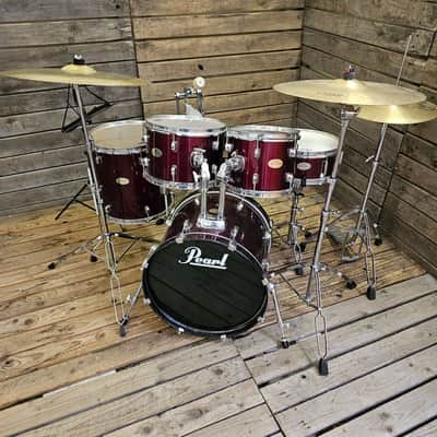 Drum Kit Pearl Forum Compact, Red Complete USED! RKWRR110526 image 3