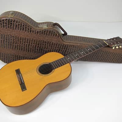 Vintage 1965 Giannini Model 522 Brazilian Rosewood Classical Guitar with Original Hard Shell Case! image 23