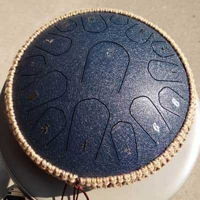 Hopwell 13" 15 Tone Steel Tongue Drum 2000's - Navy Blue image 2