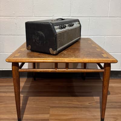 Fender Bassman "Drip Edge" 2-Channel 50-Watt Guitar Amp Head 1968 - 1969 - Silverface image 3