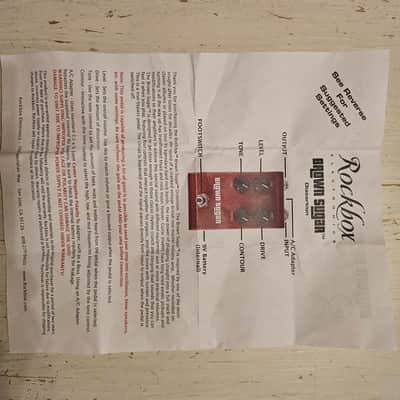 Rock Box Brown Sugar Overdrive Distortion NOS image 6