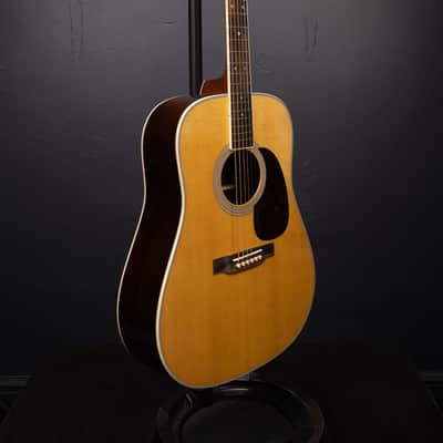 Martin D-35 Standard Dreadnought Acoustic Guitar Natural w/Case image 3