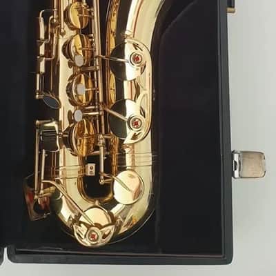 Saxophone Bb Tenor Gold Finish Intermusic Sax with Hard Case - Full Outfit -6 image 5