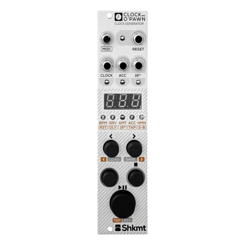 Shakmat Modular Clock O' Pawn mk2 Eurorack Clock Source Module image 1