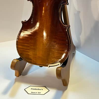 4/4 Adult Vintage Violin Unlabeled believed to be German 1910 - Varnished Maple & Spruce image 4
