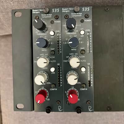 Pair Rupert Neve Designs 535 500 Series Diode Bridge Compressor Module 2017 - Present - Shelford Blue image 1