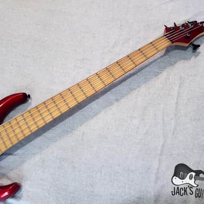 MTD Kingston 5 String Bass Guitar (Modern, Red Metallic) image 7