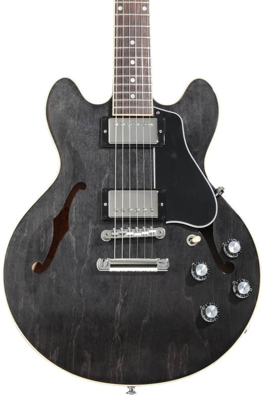 Gibson ES-339 Semi-hollowbody Electric Guitar - Trans Ebony image 1