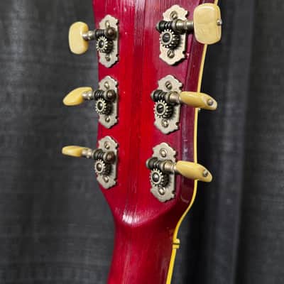 Hofner Verithin Circa 1962 - Naturally Aged Red Nitro - Fully Funtional image 4