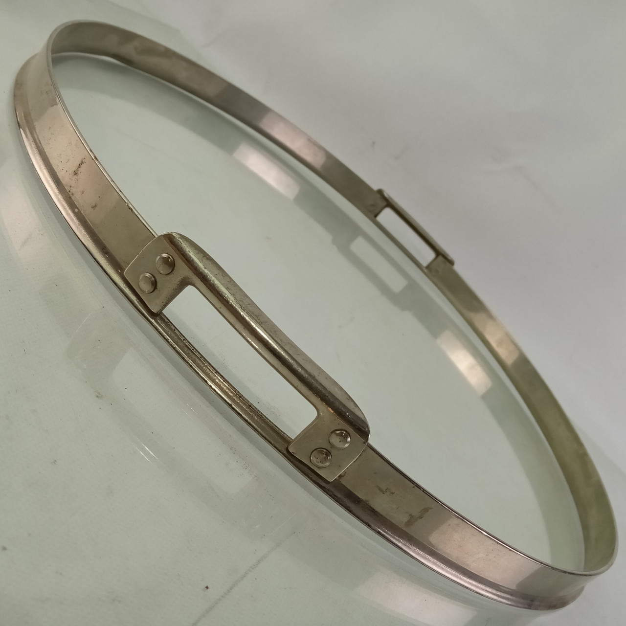 Slingerland 15" Snare Drum Single-Flange Resonant Rim/Hoop Nickel-Brass Riveted — main photograph