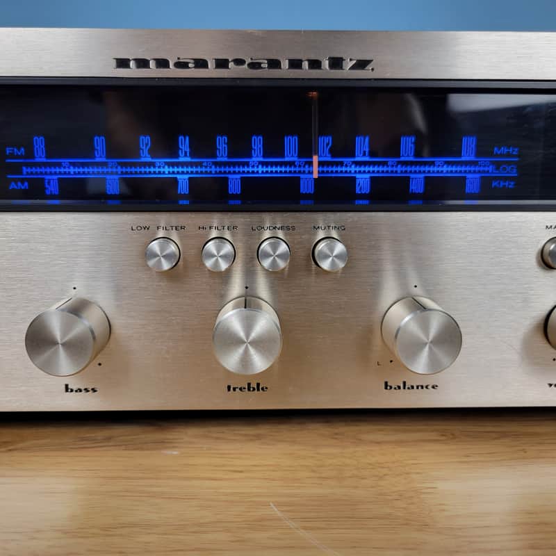 Marantz 2215 Stereophonic Receiver Champagne Face Engraved With