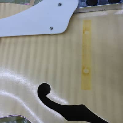 Kay Harmony L9-5520 P4 " West Point " Arch Top '59-'69  - White Burst image 10