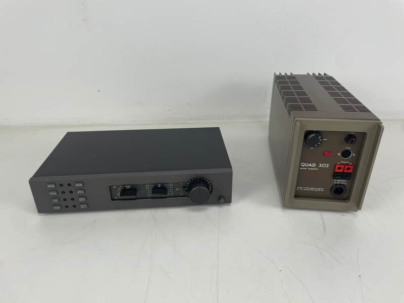 Quad - 34 Control Unit/303 Power Amplifier - Inc. Power/AUX Cable image 1