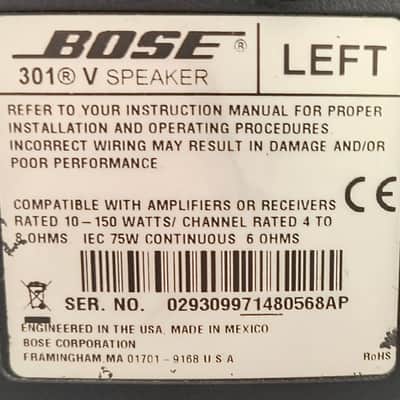 Bose 301 Series V Bookshelf Speakers image 3