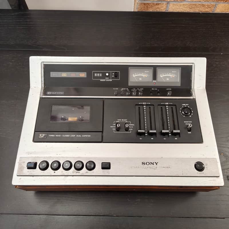 Sony TC-177SD 3-Head Stereo Cassette Deck vintage 1974 - fully functional image 1