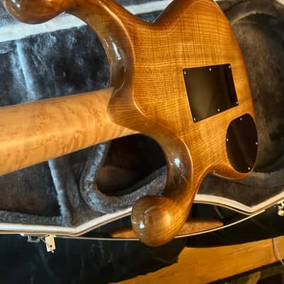 Fibenare Erotic Dalmat  Burl Maple Natural with Wood Pickup Covers Rare! image 7
