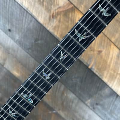 PRS Wood Library Custom 24 Semi-Hollow Flame Maple 10 Top Korina Back - Livingston Lemondrop 391118 image 7
