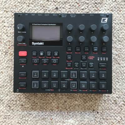 Elektron Syntakt 12 Track Drum Computer & Synthesizer 2022- Present - Black image 1