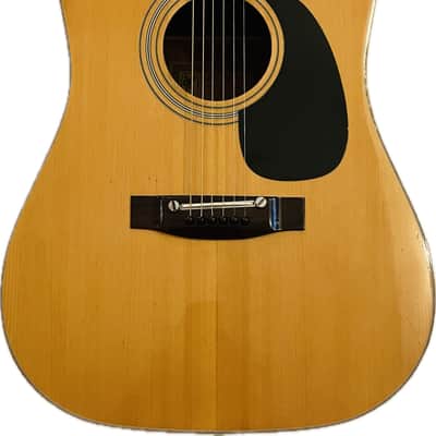 Hohner HG-06 Dreadnought Acoustic Guitar Made By Morris MIJ 1970’s - Gloss Natural image 2