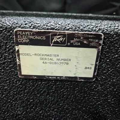 1984 Peavey Rock Master Vintage Tube Series 120-Watt Guitar Head image 12