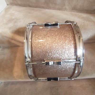 Ludwig Vintage pink champagne sparkle Club Date 8 x 22 inch tom, 1966 - mint! image 6