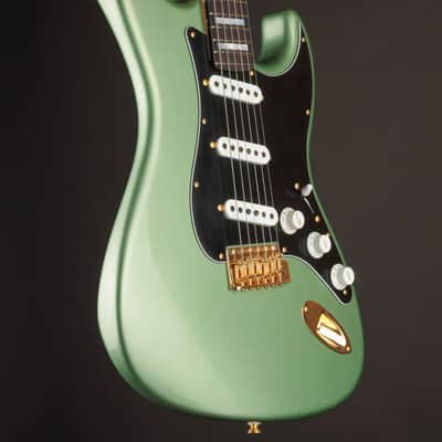 Fender Masterbuilt Kyle McMillin Offset Stratocaster Sage Green Metallic/DLX Closet Classic image 5