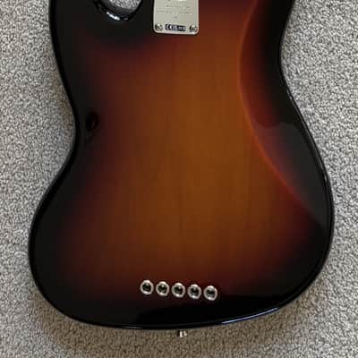 Fender American Professional II Jazz Bass V Guitar, 3-Color Sunburst, Deluxe Molded Hardshell Case image 7