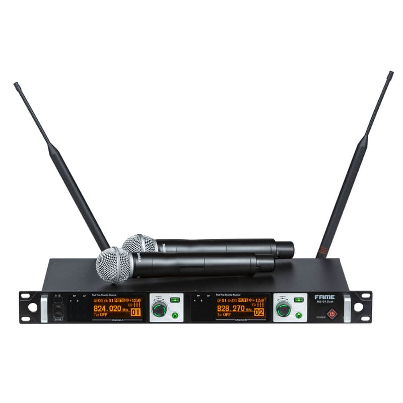 Fame MS-G4 Duet "MIC" C 824-832 MHz - Wireless Transmission Set imagen 1