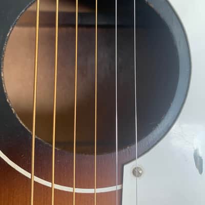 1963-1965 Kay K5160 Sunburst Vintage Acoustic Guitar image 8