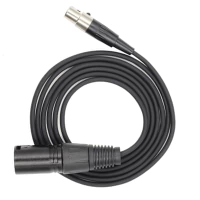 3 Pin XLR Male Plug to 3 Socket Female Mini XLR Pro Lapel Microphone Cable -TA3-XLR Cable(1.5M/5FT image 1