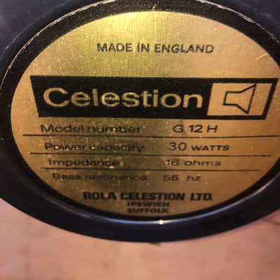 Marshall 2x 12 celestion 1975 checkerboard back 1975 - Black image 7