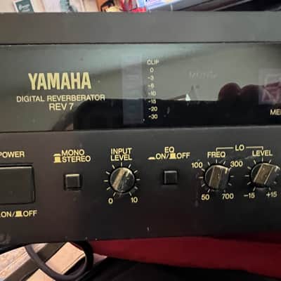 Yamaha REV 7 Digital Reverberator 1980s - Black